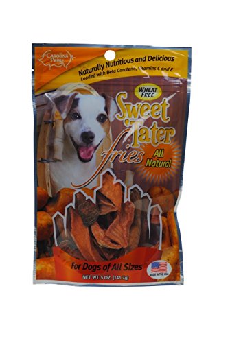Carolina Prime Pet 45031 Sweet Tater Fries Treat For Dogs ( 1 Pouch) One Size Brown