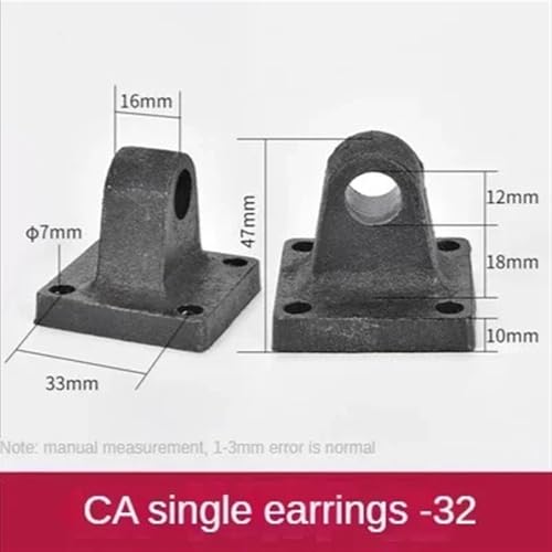 Fixation de vérin standard SC robuste et stable grâce au support CA-32 - 3