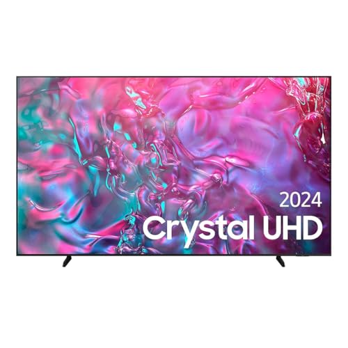 Samsung TV Crystal UHD 4K 2024 98DU9005 Smart TV de 98" avec des Couleurs Incroyables, Le Meilleur Smart TV, Pied à Hauteur Réglable et Tous Les Haut-parleurs Simultanément avec Q-Symphony