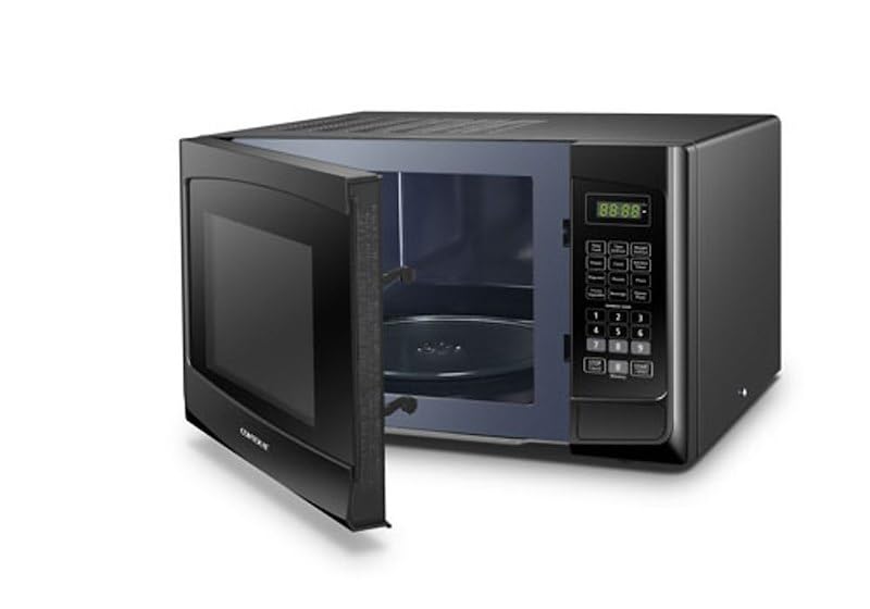 Microwave Oven 900 Watts Cooking Power/ 1350 Watts Input Power 11-1/2 Inch Height x 19 Inch Width x 15 Inch Depth Black With 10-1/2 Inch Glass Turntable 120 Volt AC 9.58 Amp