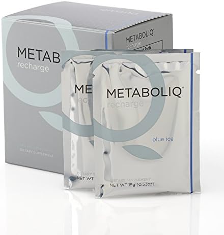 Recharge Your Metabolism! Burn Fat & Build Muscle wtih METABOLIQ Recharge Blue Ice Flavor