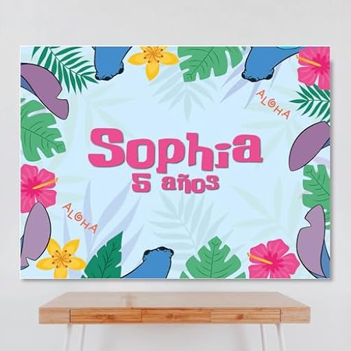 Genérico Cartel Personalizado Stitch, 2 100x80 cm, Pancarta Cumpleaños, Decoracion de Fiesta Stitch | Ya disponible en tu tienda friki favorita! En mundofriki.es! Genérico Cartel Personalizado Stitch, 2 100x80 cm, Pancarta Cumpleaños, Decoracion de Fiesta Stitch | Ya disponible en tu tienda friki favorita! En mundofriki.es!