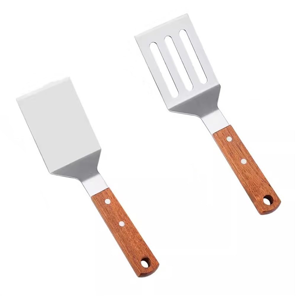Espátula para barbacoa resistente que evita que tus filetes se rompan al darles la vuelta