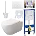 Produktbild Geberit Duofix Vorwandelement, V&B Subway 2.0 spülrandlos, Beschichtung, Delta21, Kpl-Set, WC-Bürste Wandhängend