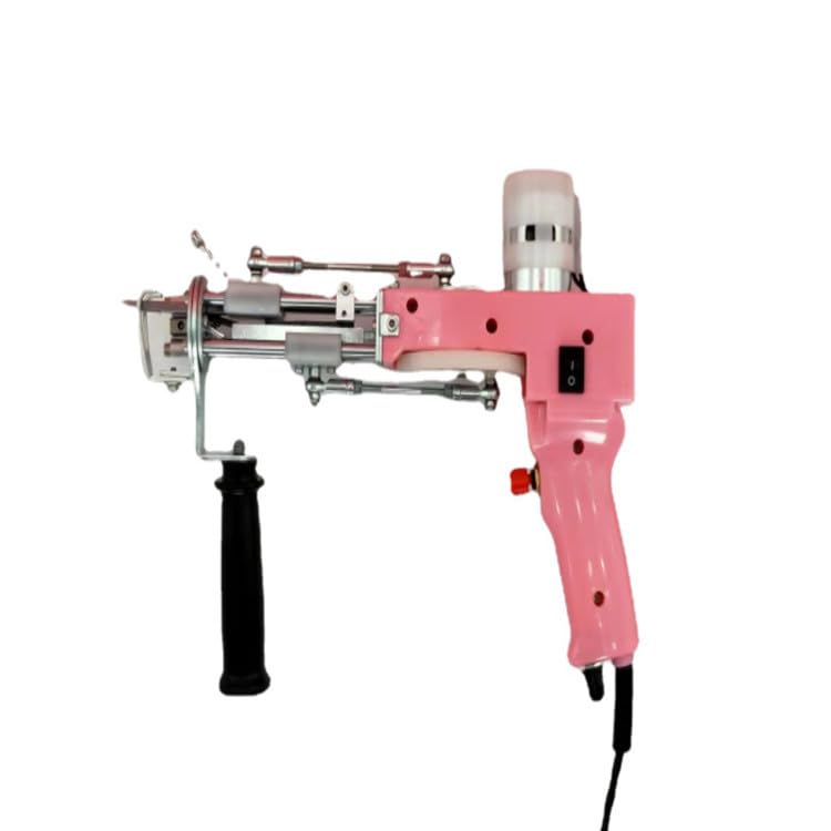 Pistolet à touffeter de tapis en soie et laine avec hauteur de fil réglable