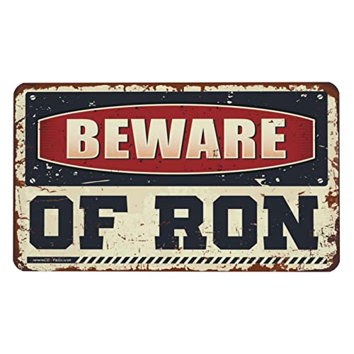 Tapis de souris grand tapis de bureau amusant 36x60cm Beware of Ron
