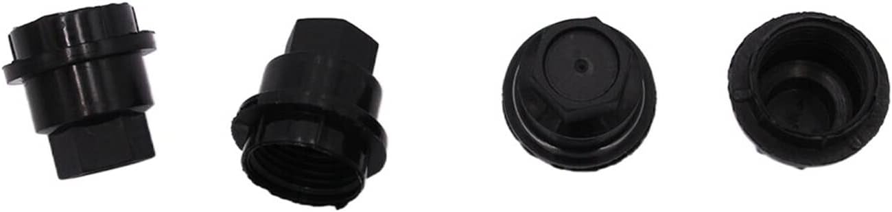 jfqm 20pcs Plastic Wheel Lug Nut Covers 560-5208 Black Fit for Chevrolet S10 Fit for Blazer Fit for GMC Sonoma Wheel Valve Cap Tire Valve Caps