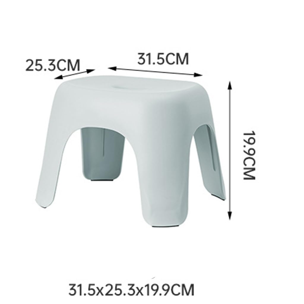 Sgabello Acrilico Trasparente Per Cambio Scarpe - Portatile Per Bagno, Camera E Doccia - Foto 5