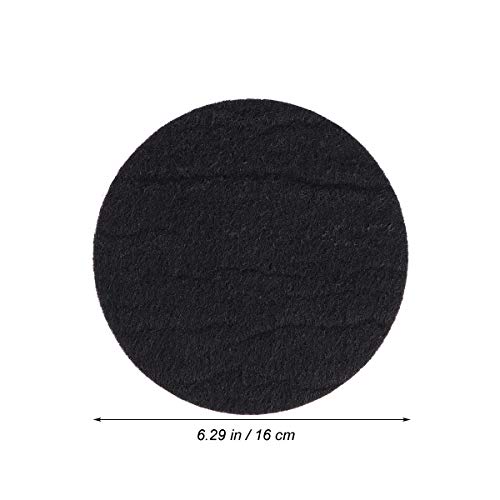 Popetpop 4 peças de caixas de areia para gatos, filtros de carbono ativado em forma quadrada, filtro