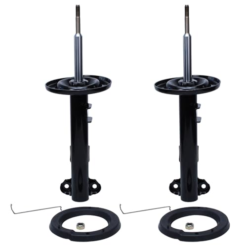 Image of Detroit Axle - RWD Front Struts + Rear Shock Absorbers Replacement for Mercedes-Benz C230 C240 C280 C320 C350 CLK320 CLK350 CLK500 CLK550