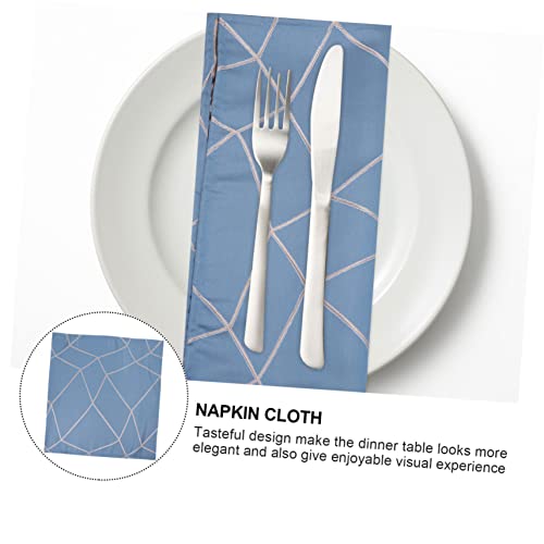 UPKOCH 2 Pçs Impresso Guardanapo De Pano Decoração De Mão Decoração De Mesa De Jantar Decoração De C