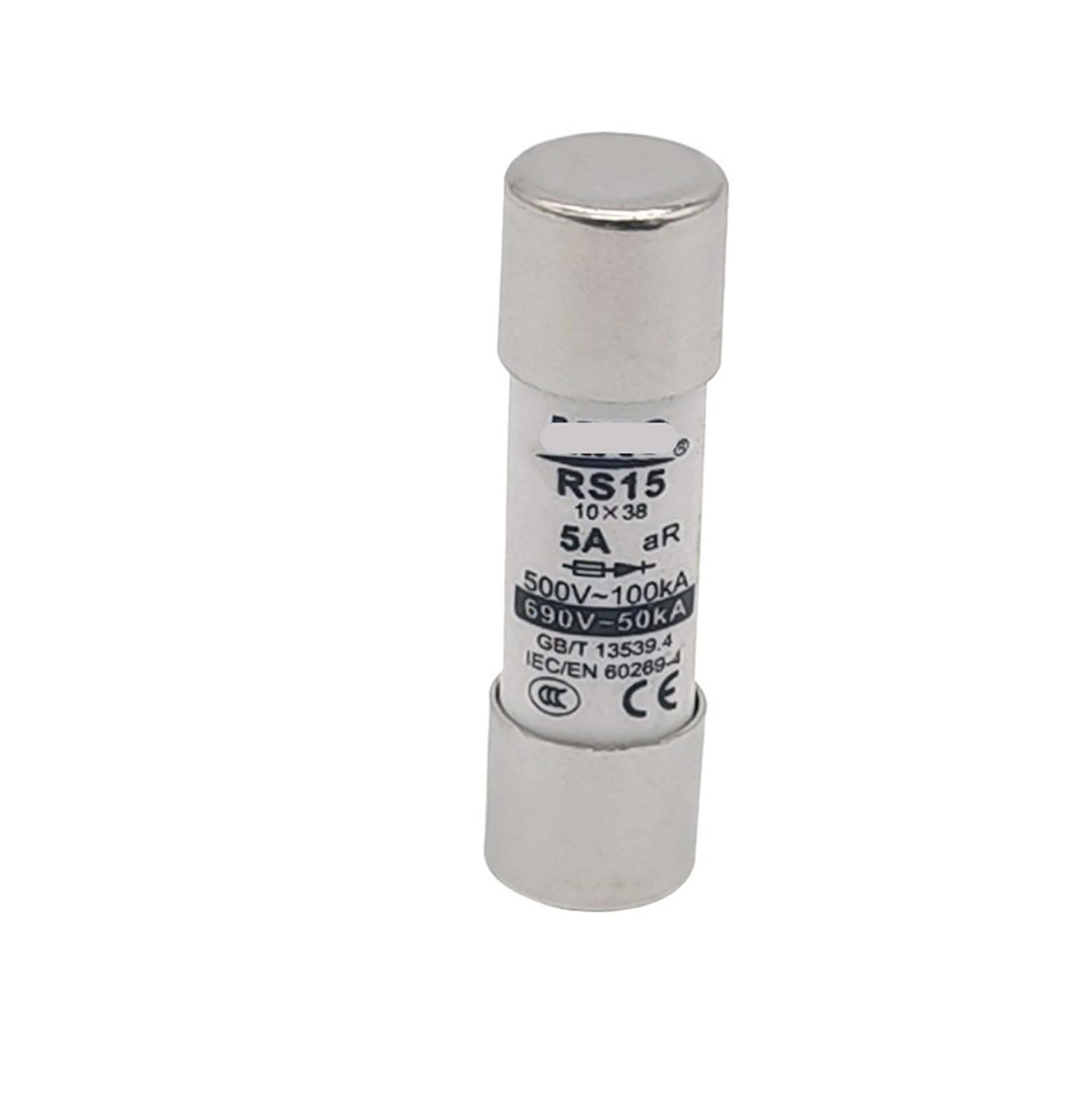 Fusible céramique action rapide 10x38mm 100KA haute sécurité RS15