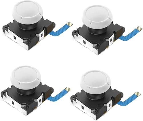 4�p�b�N �z���C�g �����p �W���C�X�e�B�b�N �A�i���O �T���X�e�B�b�N �p�[�c Nintendo Switch Lite & Switch Joy-Con�R���g���[���[�p�֗��Ȑ݌v