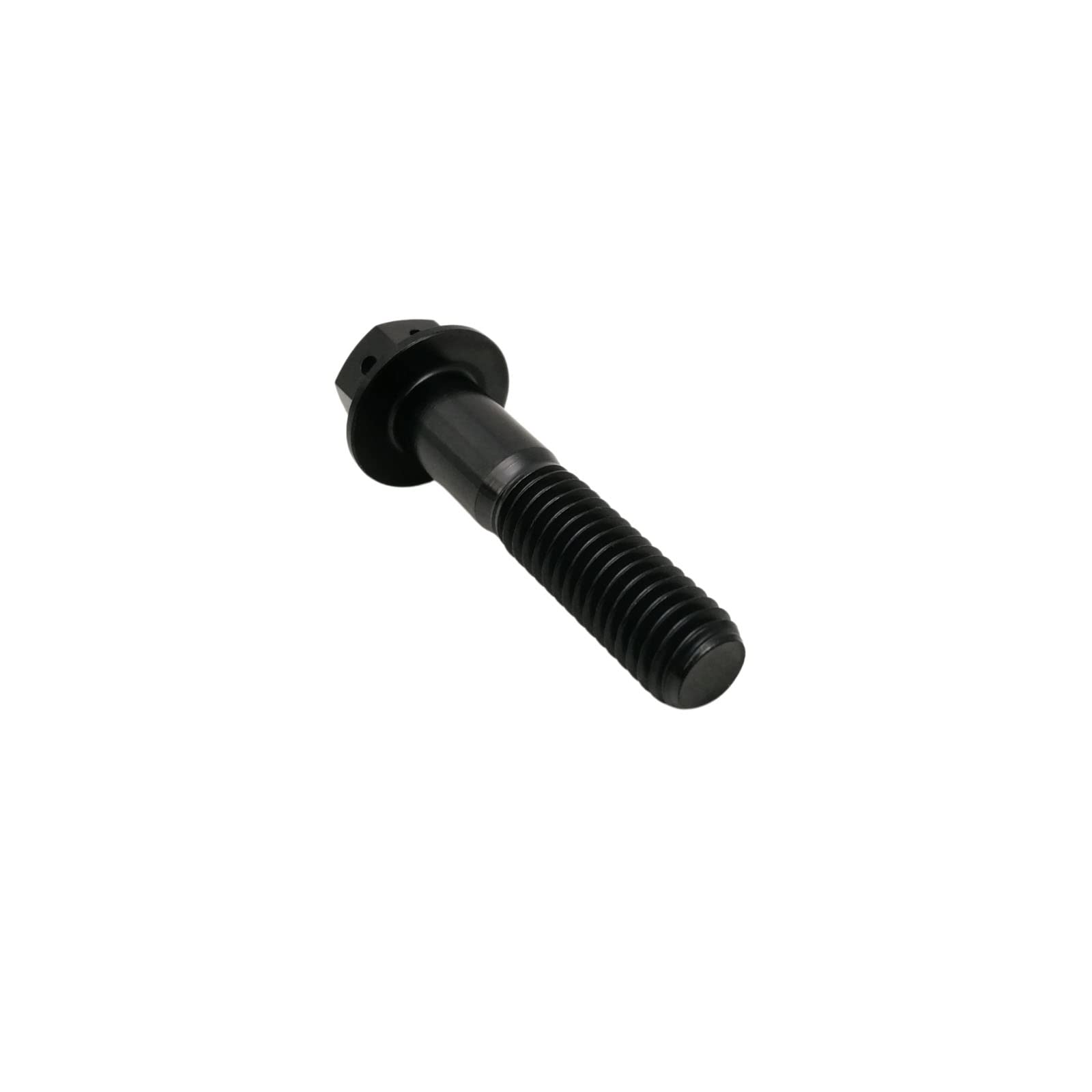 RISON-Bulloni in Titanio con Flangia M10x1.25x25mm, Vite Testa Esagonale Flangiata Forata, Viti Esagonali Flangiate GR5 di Fissaggio, Confezione da 5