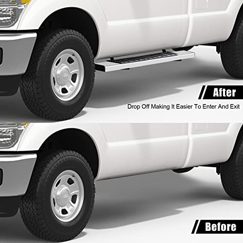 Estribos laterales 6 pulgadas para Toyota Tacoma miniatura 7
