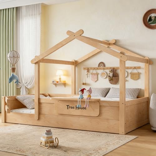 Bellemave Twin Size Floor Bed For Kids