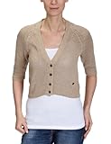 LERROS Damen Strickjacke, 3235512, Gr. 44, Beige (Cobblestone 141)