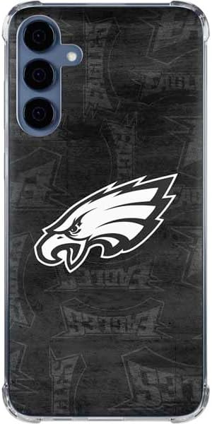 Miniatura 10 de Skinit Funda transparente compatible con Galaxy A35 5G – Diseño de logotipo retro de Philadelphia Eagles con licencia oficial de la NFL Verde