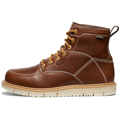 Image of KEEN Utility Men's San Jose 6 inch Soft Toe Waterproof Wedge Work Boots