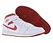 Nike AIR Jordan 1 MID SE Mens Fashion Trainers in White Red - 8.5 UK