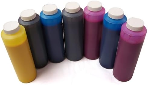 Set of 9 Refill Ink Bottles for Epson 9890 7890 PIGMENT 454ml