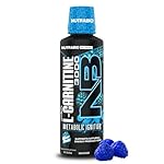 NutraBio – L-Carnitine Liquid Shots – 3000mg, (Blue Razz) – 10mg of Vitamin B-5 – Zero Carbs & Sugars – Energy Production – Muscle Recovery