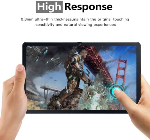 Benazcap 2 Pack Screen Protector for Samsung Galaxy Tab S8 and Tab S7, Anti-Bubbles, Anti-Scratch, Clear Tempered-Glass Flim Screen Protector for Tab S8 11 Inch 2022 and S7 11 Inch 2020
