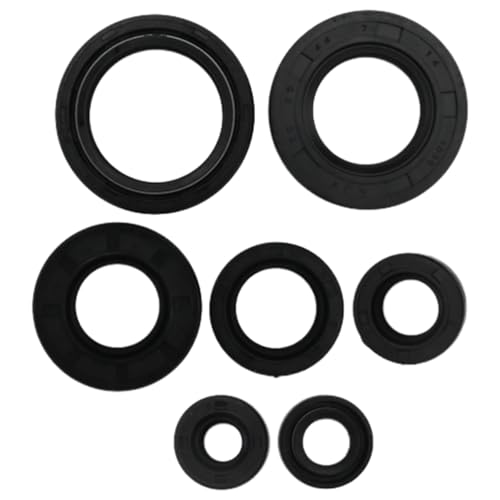 Aynaxcol 7Pcs Engine Oil Seals Kit Tusk Engine Oil Seal Replacement for Yamaha Blaster 200 YFS200 1988-2006 Crank Shift Shaft Seal