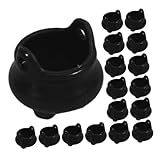 Fácil de : estos calderos son fáciles de , lo que actividad de bricolaje y para mejorar la decoración de su , mini caldero de halloween, caldero pequeño de plástico