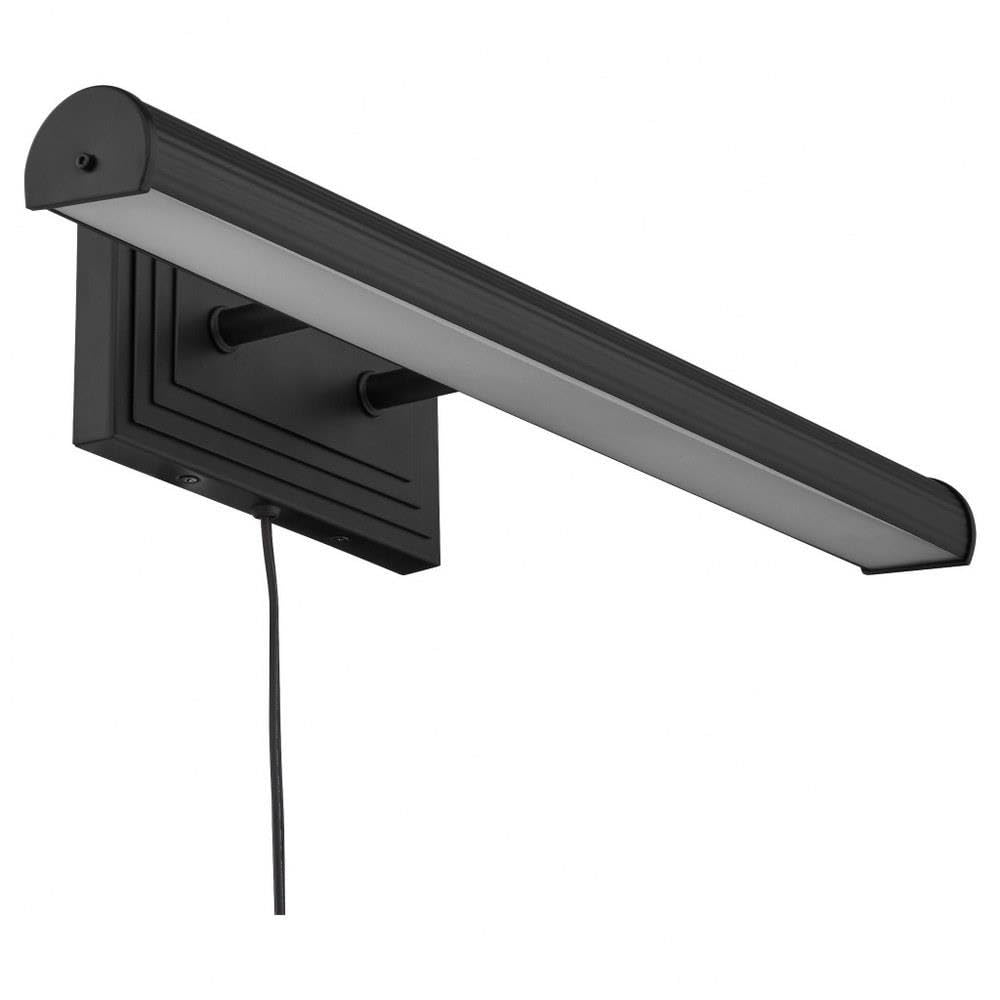 Quorum 942-59 Sunset - 17W 2 LED CCT Selectable Picture Light-4.75 Inches Tall and 22.5 Inches Wide, Finish Color: Matte Black