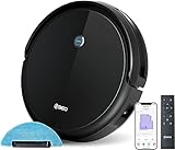 360 c50 robot vacuum , mop per tutti i pavimenti con comando a distanza (2600pa, 90min runtime, 510ml polvere,300ml acqua, auto, guida con giroscopio, sensore anticaduta, app e vocale)