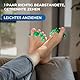 Tech Love Zehenspreizer für alle Zehen,Silikon Zehentrenner für Hallux valgus Korrekte,Yoga-Übungen, Fußausrichtung Zehenstrecker Grün(Mit Aufbewahrungsbox)