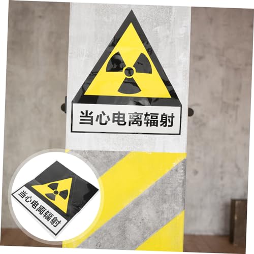 Autocollant radiation ionisante pour éviter les entrées en zone interdite signalisation