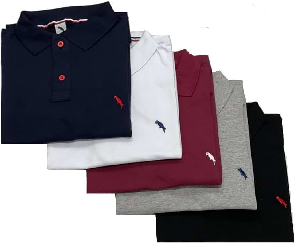 Kit 3 Camisas Polo Masculina
