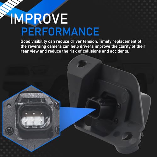 Image of 6Pin Backup Camera Parking Aid Camera Compatible with 2014 2015 Toyota Tacoma Base Pre Runner TRD Rear View Camera Replaces 86790-04021 8679004021 86790-04020 8679004020