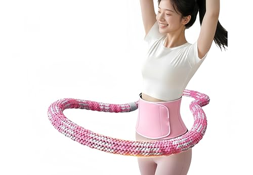Cerceau de taille pondéré pliable 3X brûle-calories avec trimmer
