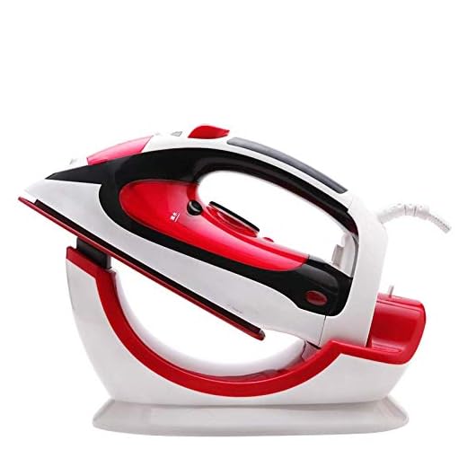 Plancha de vapor | Plancha de acero inoxidable antiadherente antigoteo grande de 2000 vatios con control de vapor y cable retráctil, la limpieza automática se puede usar sin cable