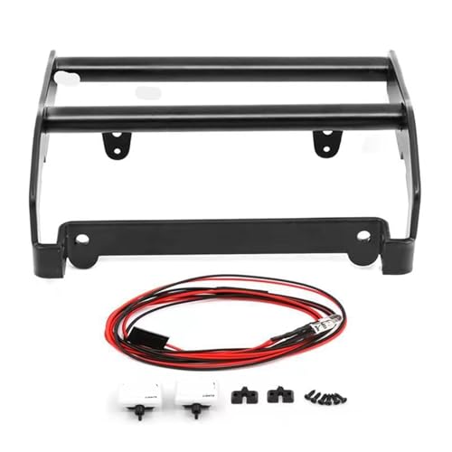 Parachoques de metal con luces TRX-4 Bronco 1/10 premium 2