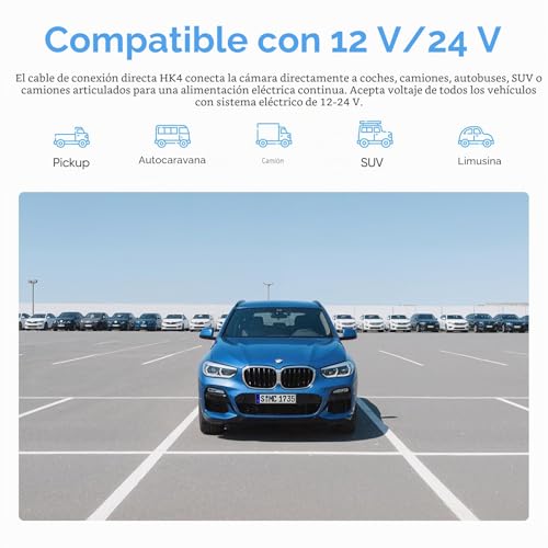 Kit de cables permanente VIOFO HK4 para grabación en aparcamiento y serie A139 7