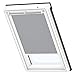 Produktbild VELUX Original Verdunkelungsrollo (DKL), Weiße Seitenschienen, M10, 310, Uni Grau