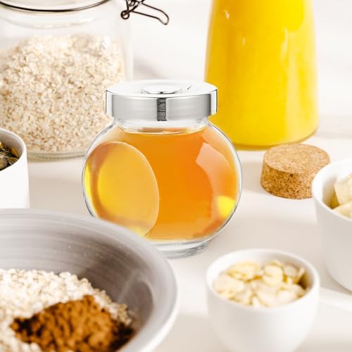 Tarros de vidrio de textura gruesa de 180ml y botes herméticos para manualidades DIY 4