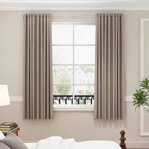 Image of ENJOYBASICS 48-84 inch Wrap Around Curtain Rod, Quick Curtain Change, Silver