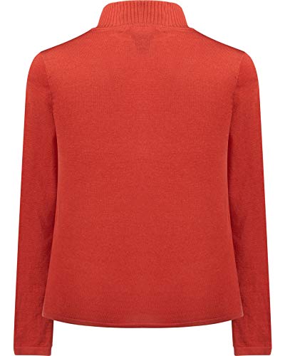 Suéter Básico em Tricô Gola Alta Manga Longa Seiki Feminino 830317-GG-Bronze