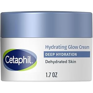 Cetaphil Deep Hydration Healthy Glow Daily Face Cream, 1.7 oz, 48 Hour Dry Skin Face Moisturizer for Sensitive Skin, With Hyaluronic Acid, Vitamin E & Vitamin B5