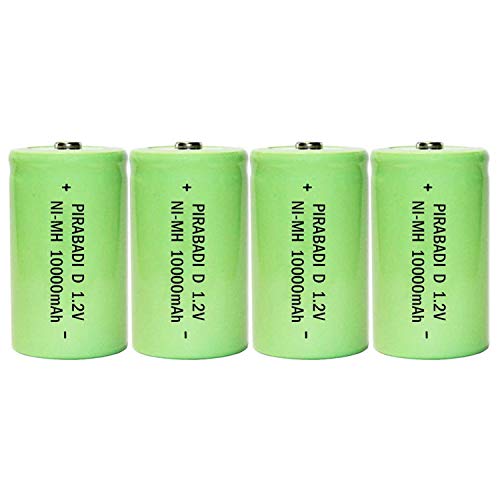 Accumulateur D 10000mAh Ni-MH de haute qualité lot de 4 piles R20