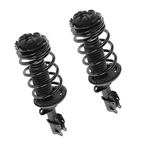 Image of TRQ Front LH & RH Strut & Spring Assy Set Pre-Assembled Coil Spring | TRQ Front LH & RH Strut & Spring Assy Set Pre-Assembled Coil Spring