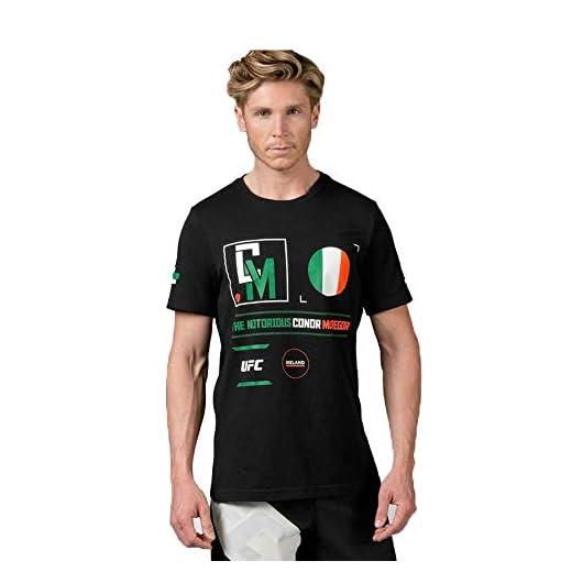 Reebok Herren UFC Conor McGregor Fan Tee