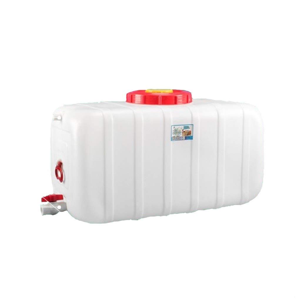 Water Carrier 25L/45L/80L/110L/160L/200L Thickening Food-grade White Plastic Rectangular Storage Tank Household Water Bucket With A Lid Large Water Tank (Size : E)