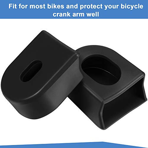 image for Riakrum 6 Pairs Bike Crank Boot Protector Bicycle Crank Arm Boots Sili