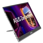 ASUS ZenScreen 16 inch OLED USB-C (MQ16AHE) Portable Monitor - Full HD, 100% DCI-P3, 1ms, HDR-10, Mini HDMI, Eye Care, Proximity Sensor, 360° Kickstand, Compatible with Laptops